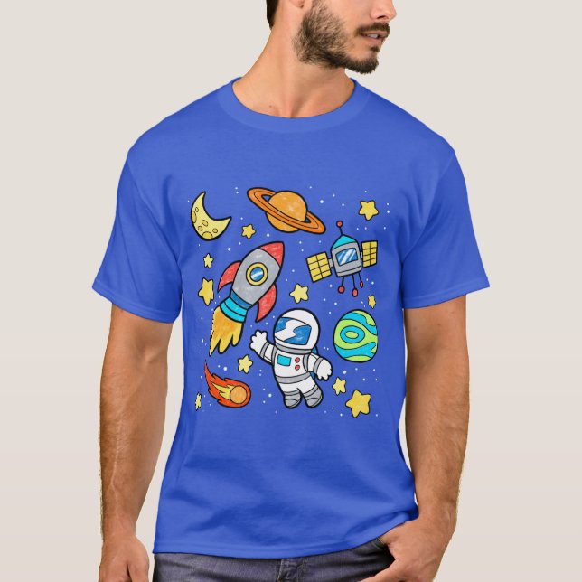 Utrymmeskjorta t-shirt (Framsida)