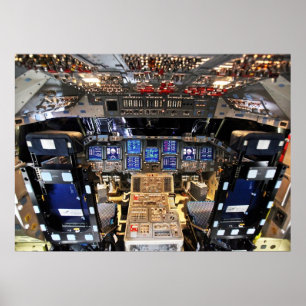 Utrymmesklaffens-OV-105-dockningsstation Poster