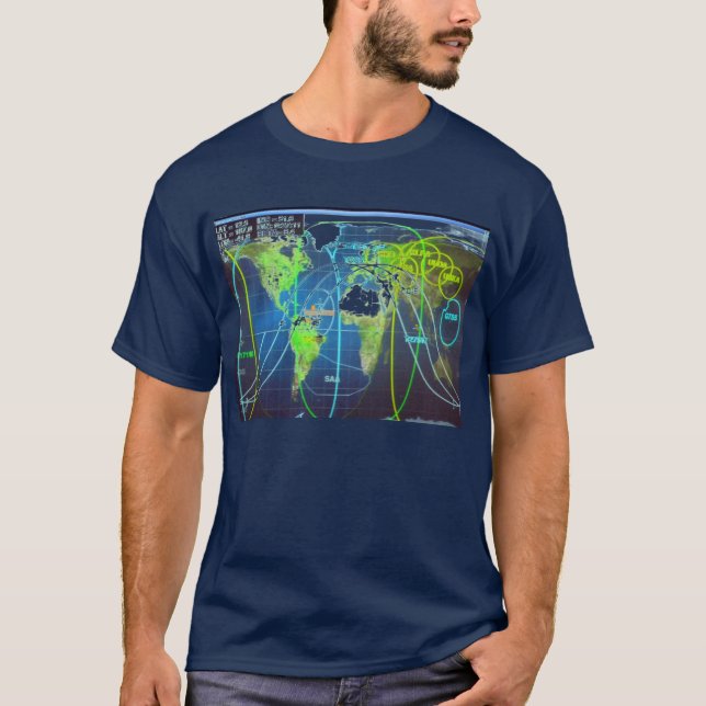 Utrymmespårning Tee Shirt (Framsida)