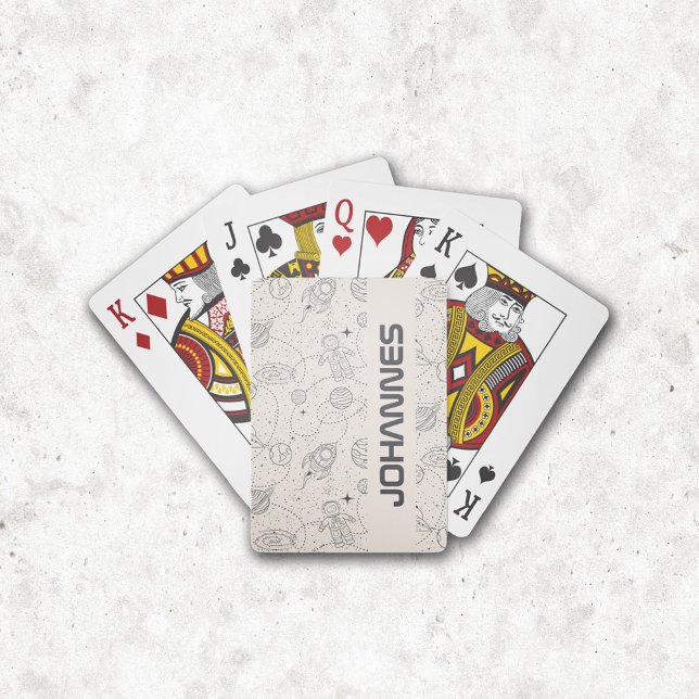 Utrymmesprospektering Galaxy Universe Star Persona Casinokort (Playing Cards - Explore the Universe Beige)
