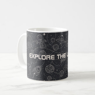 Utrymmesprospektering Galaxy Universe Star Persona Kaffemugg