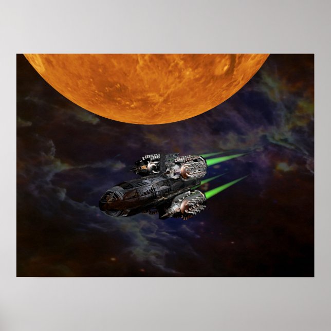 utrymmesreseaffisch poster (Framsidan)