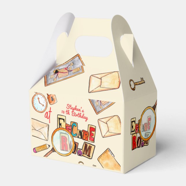 Utrymmesrumsfödelsedag Presentaskar (Framsidan Sidan)