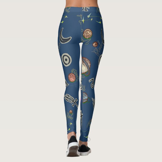 Utrymmessallad Leggings (Baksida)