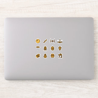 Utrymmessegment Klistermärken