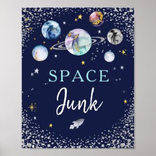 Utrymmessegmentets Galaxy-Födelsedagsfest Poster