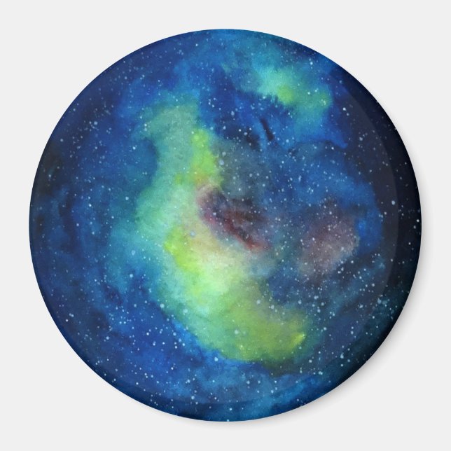 Utrymmesstort, 7,6 cm runt magnet (Framsidan)