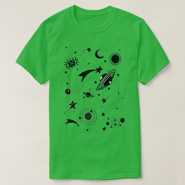 utrymmessymboler t shirt (Design framsida)