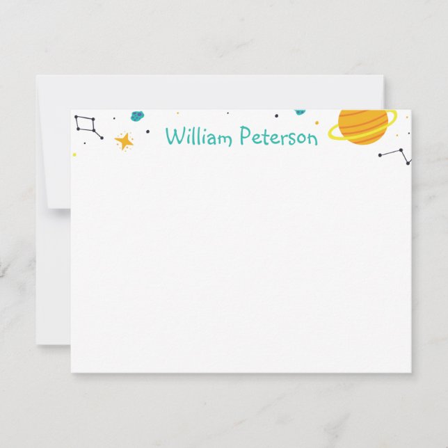 UtrymmesTack Anteckningskort (Framsida)