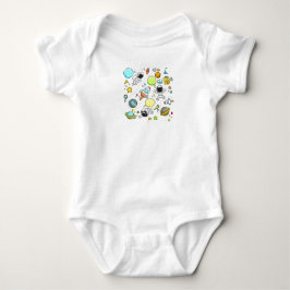 Utrymmesutskrift T-Shirt för baby Body kostym