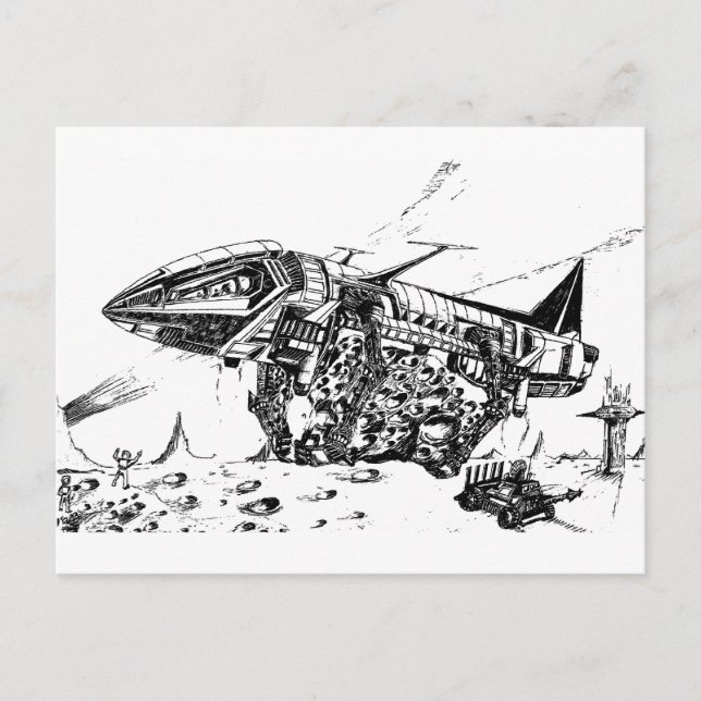 Utrymmesutvinning Vykort (Framsida)