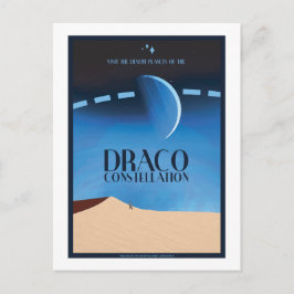 Utrymmesvykort - Draco Constellation Vykort