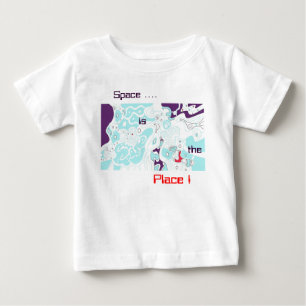 Utrymmet är Ställe! abstrakt t-shirt