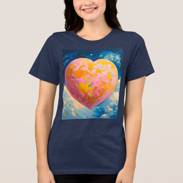 Utrymmet som flyttat av kärlek t shirt (Framsida)