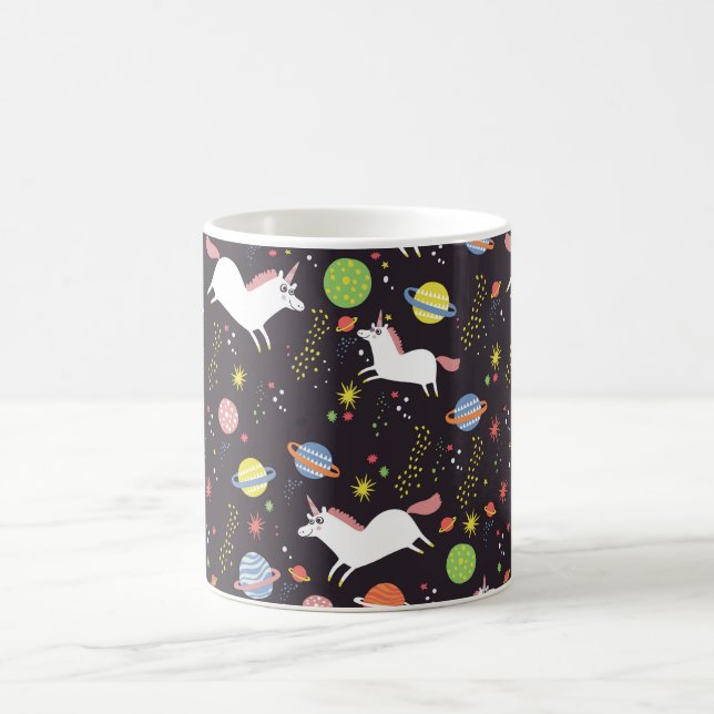 utrymmeunicorns kaffemugg (Center)