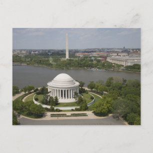 Utrymning av Jefferson och Washington Memorial Vykort