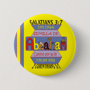 Utsäde av Abraham I Esp I Rnd I 2,25X2,25 Button Knapp