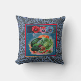 UTSÄDE AV BOMULL Dekorativ kudde LYCKLIG W/ MONOGR