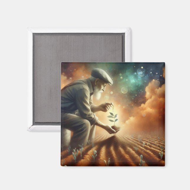 ’Utsäde av förnyelse’ Kylmagnet Magnet (Front/Back)