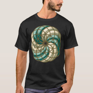UTSÄDE AV LIVSKUPA TORUS HELIG GEOMETRI T SHIRT