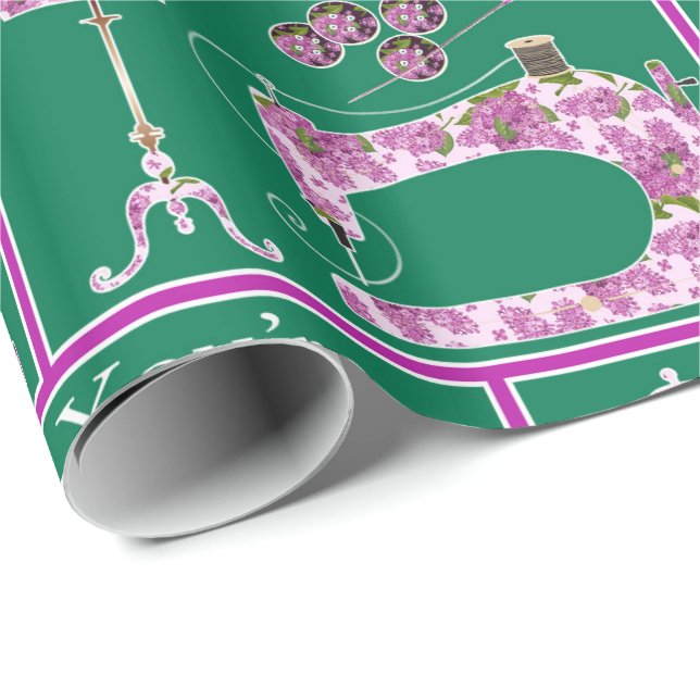 Utsäde av Maskin i bottenberedskap från Mors dag-f Presentpapper (Rullad Hörn)