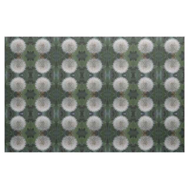 Utsäde Dandelion Flower Blommigt Patterned Tyg (Fat Quarter)