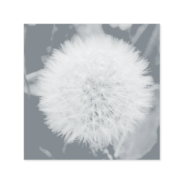 Utsäde Dandelion Flower Self Inking Frimärke Självfärgande Stämpel (Design)