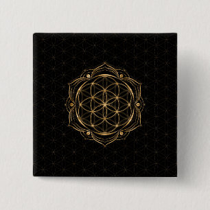 Utsäde i Lotus - Helig Geometry Knapp