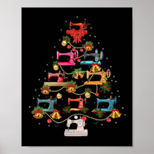 Utsäde Maskin Julgran Poster
