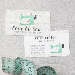 Utsäde Maskin på Shabby chic Snöre & Burlap Visitkort