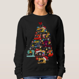 Utsäde Maskiner Julgran Quilt Sewing Älskare T Shirt