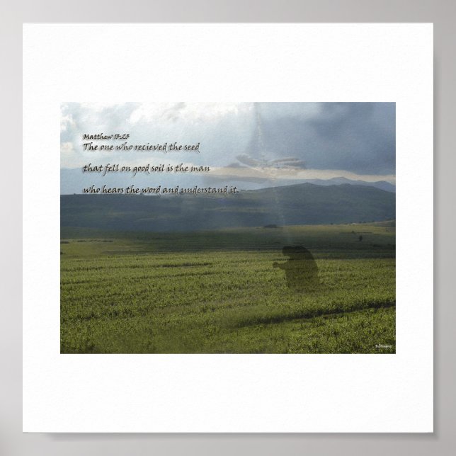 Utsäde och tro poster (Framsidan)