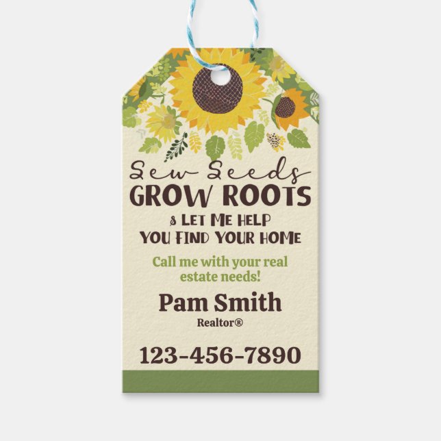 Utsäde, växt, , rötter, växelbruk presentetikett (Framsidan)