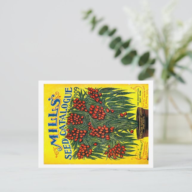 Utsädespaket. Vykort (Stående Fram)