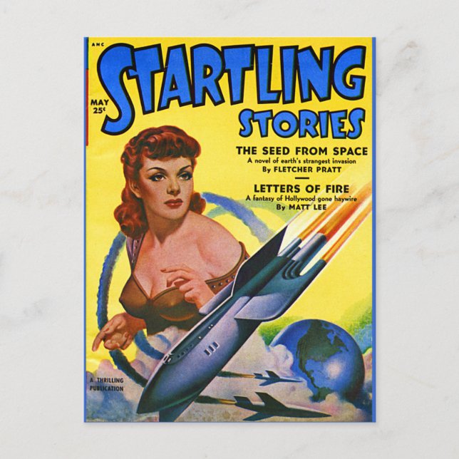 Utsädet från rymden! vykort (Framsida)