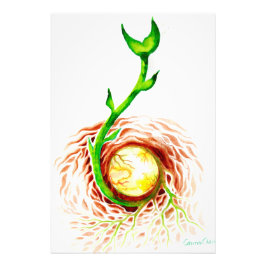 Utsädet poster kanvastryck