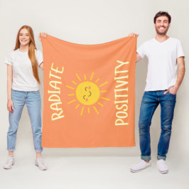 Utsända Positivitet Fleecefilt