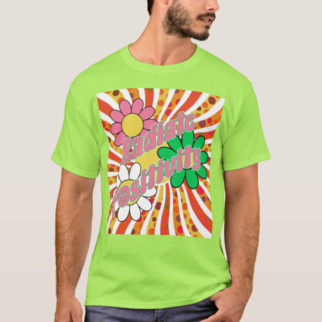 Utsända Positivitet  T Shirt (Framsida)