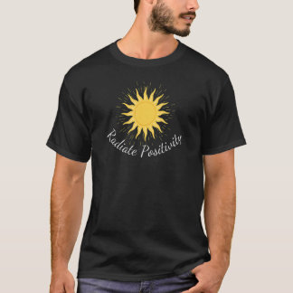 Utsända Positivitet Tankeform Motiverande 1 T Shirt