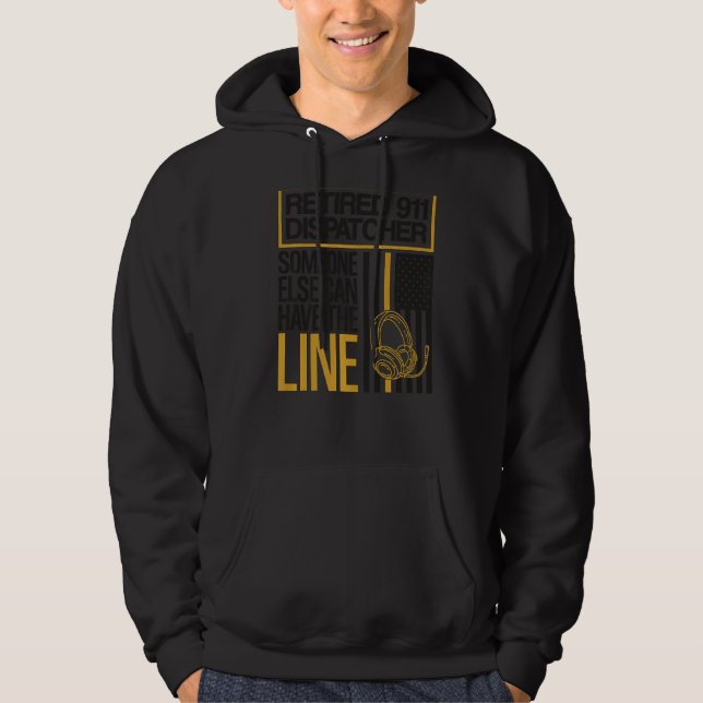Utsändare av 911 Pension Hoodie (Framsida)