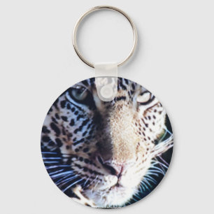 Utsatt för fara Amur Leopardkeychain Nyckelring