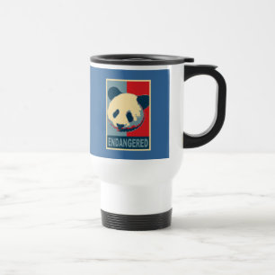Utsatt för fara design för Pandapopkonst Resemugg