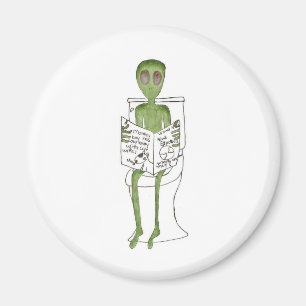 Utsatt utomjordingar magnet