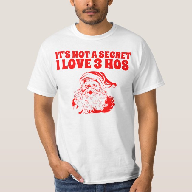 Utsatta Santas hemlighet Tee Shirt (Framsida)