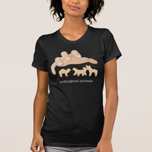 Utsatte för fara djur tee shirt (Framsida)