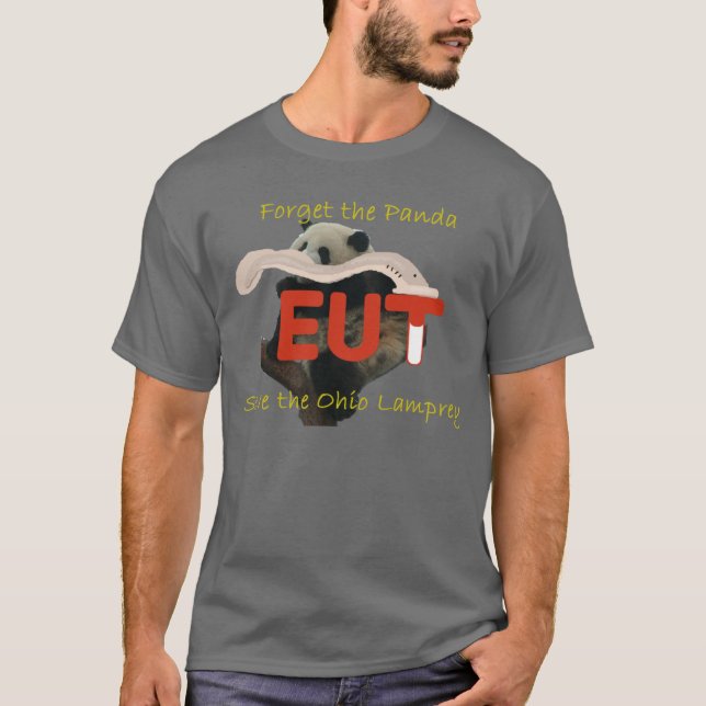Utsatte för fara fula saker, mörk t shirt (Framsida)