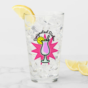 Utsedd dinker - Rosa Cocktail med Pickleball Glaskopp