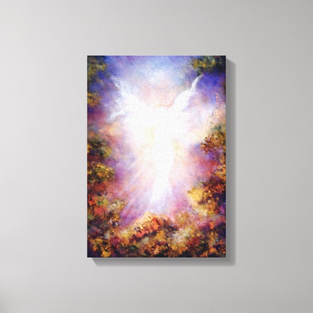 Utseende, Angel Art-utskrift på arbetsyta Canvastryck (Framsida)
