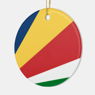 Utseende av Seychellerna Färg Design Julgransprydnad Keramik