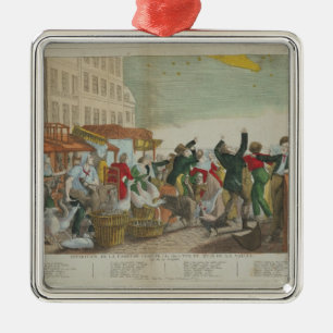 Utseendemässigt av det underbara komet i 1811 julgransprydnad metall